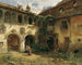 van het Cour de la Frstenburg à Burgeis - Robert Russ — weergave van het kunstwerk