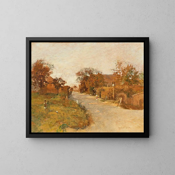 Motif de Feldsberg - Robert Russ — framed artwork on a wall