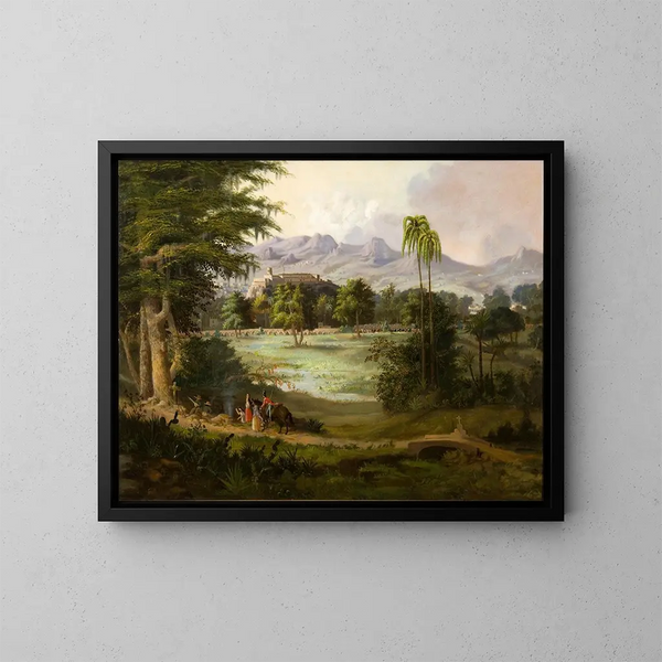 Château de Chapultepec - Robert S. Duncanson — framed artwork on a wall