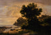 Landschapskunstdruk met familie aan de rand van het meer - Robert S. Duncanson — weergave van het kunstwerk