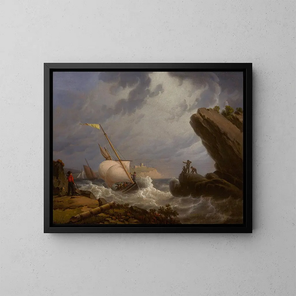 Bac - Robert Salmon — framed artwork on a wall
