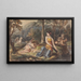 Diane, godin van de jacht, met satyrs, slapende Cupido en een Pegasus in een bebost landschap - Robert Smirke — ingelijst kunstwerk aan de muur