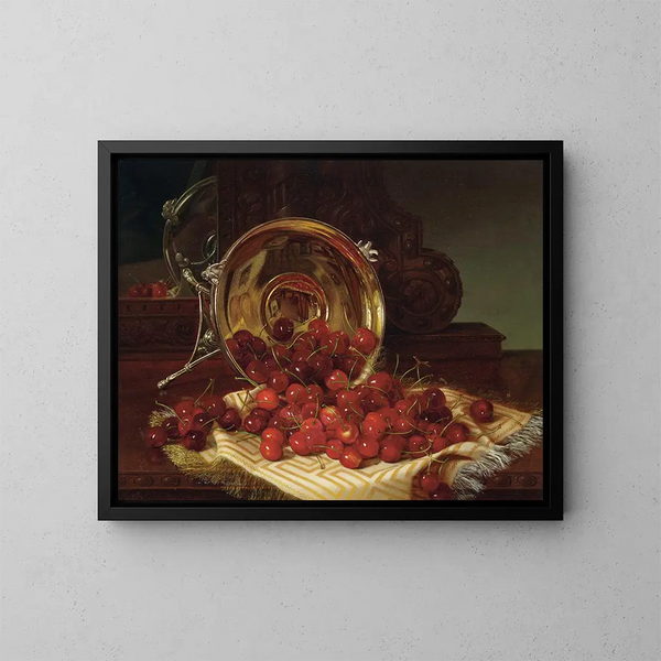 Cherry Painting - Robert Spear Dunning — framed artwork on a wall