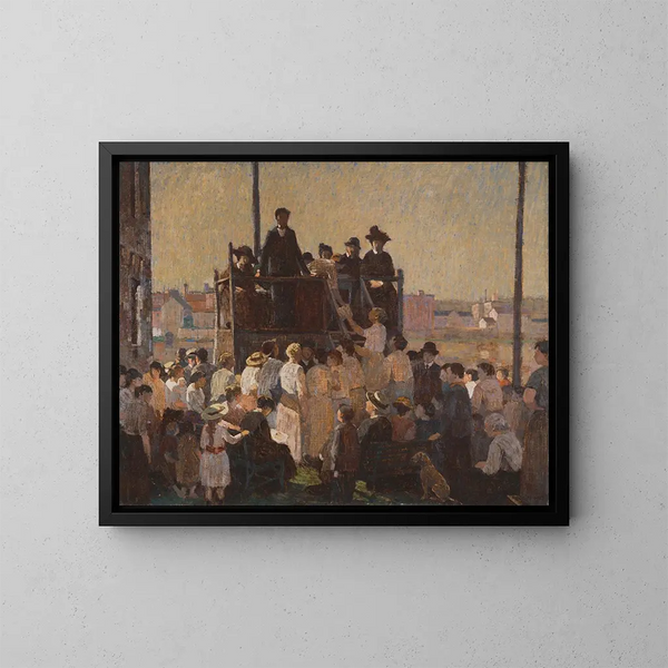 L'Évangéliste - Robert Spencer — framed artwork on a wall