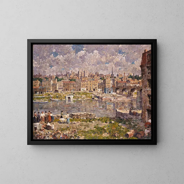 L'autre rive - Robert Spencer — framed artwork on a wall