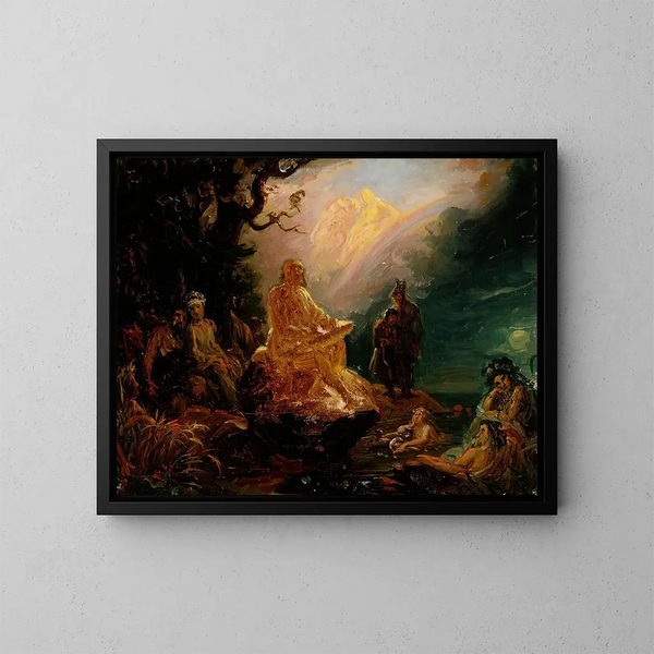 Croquis de Vinminens Call - Robert Wilhelm Ekman — framed artwork on a wall