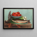 Forel, fazant, tomaten - Robert Wilkie — ingelijst kunstwerk aan de muur