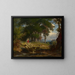 De Goede Herder - Robert Zünd — ingelijst kunstwerk aan de muur