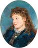 Portret van jonge vrouw - Roberto Bompiani — weergave van het kunstwerk