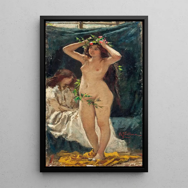 Flore - Roberto Fontana — ingelijst kunstwerk aan de muur