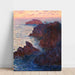 Reproduction of the painting Rochers à Belle Île, Port-Domois - Claude Monet