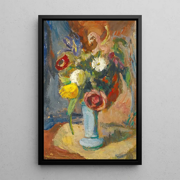 Vase of Flowers - Roderic O'Conor — framed artwork on a wall