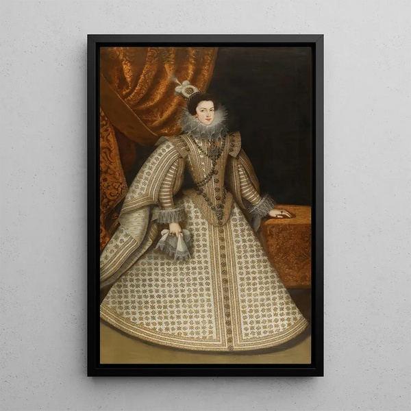 Portret van Isabel de Bourbon - Rodrigo de Villandrando — ingelijst kunstwerk aan de muur