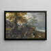 Landschap met dieren - Roelant Savery — ingelijst kunstwerk aan de muur