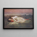 De Dood van Tristan en Isolde - Rogelio de Egusquiza — ingelijst kunstwerk aan de muur