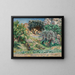 Landschap van Provence in Saint-Rémy - Roger Fry — ingelijst kunstwerk aan de muur