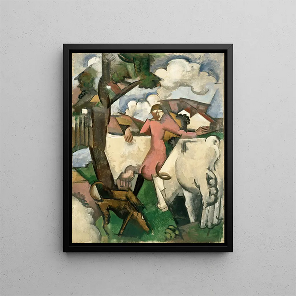 Marie Ressort - Roger de La Fresnaye — framed artwork on a wall