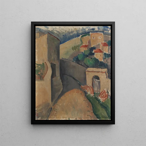 Landscape Painting - Roger de La Fresnaye — framed artwork on a wall