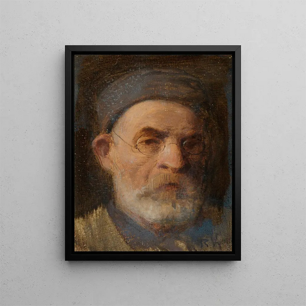 Portrait of a Man - Roman Kazimierz Kochanowski — framed artwork on a wall