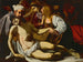 La Lamentation - School van Rome — weergave van het kunstwerk