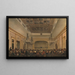 Inauguratie van het nieuwe gebouw van de Maatschappij voor de Werkende Stand 13 juni 1883 - Rombertus Julianus van Arum — ingelijst kunstwerk aan de muur