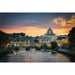 Rome en Vaticaan in de avondmelodie | Fotodecoratie van Italië