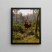 Een hert - Rosa Bonheur — ingelijst kunstwerk aan de muur