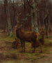 Hert en hinden in het herfstbos - Rosa Bonheur — weergave van het kunstwerk