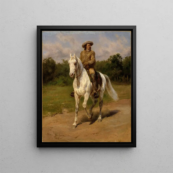 kolonel William F. Cody Buffalo Bill - Rosa Bonheur — ingelijst kunstwerk aan de muur