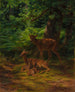 Hert in rust - Rosa Bonheur — weergave van het kunstwerk