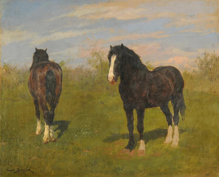 Rosa Bonheur - Grazing horses.webp