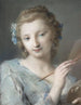 - Rosalba Carriera — weergave van het kunstwerk