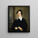 Portret van Emilie Linder - Rosalie Wieland-Rottmann — ingelijst kunstwerk aan de muur