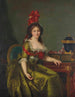 Portret van een dame - Rose-Adélaïde Ducreux — weergave van het kunstwerk