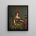 Portret van een dame - Rose-Adélaïde Ducreux — ingelijst kunstwerk aan de muur