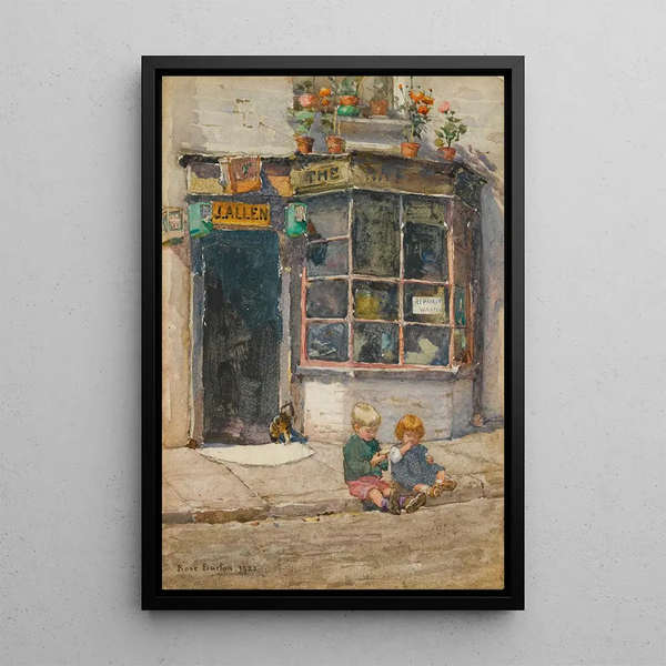 Atelier de cordonniers à Lancelot Place, Knightsbridge - Rose Barton — ingelijst kunstwerk aan de muur