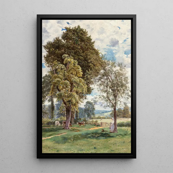 Contemplatie - Rose Emily Stanton — ingelijst kunstwerk aan de muur