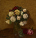 Reproductie van het schilderij Rozen in een vaas - Henri Fantin-Latour