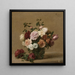 Reproductie van het schilderij Rozen in een glazen bol - Henri Fantin-Latour