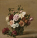 Reproductie van het schilderij Rozen in een glazen bol - Henri Fantin-Latour