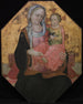 van het Madonna en Kind schilderij - Rossello di Jacopo Franchi — weergave van het kunstwerk