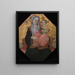 van het Madonna en Kind schilderij - Rossello di Jacopo Franchi — ingelijst kunstwerk aan de muur