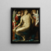 De gestorven Christus met engelen - Rosso Fiorentino — ingelijst kunstwerk aan de muur