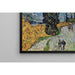 Reproductie van het schilderij Route met een cipres en een ster - Vincent van Gogh