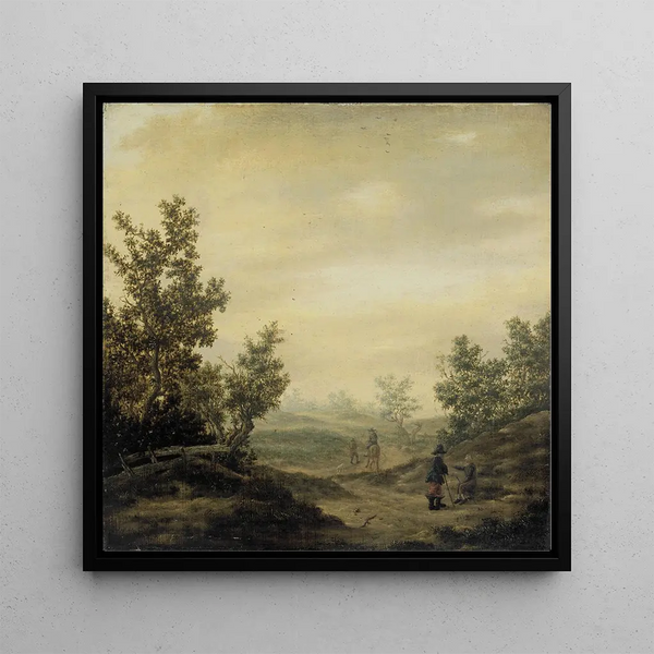 Route dans les dunes - Claes van Beresteyn