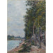 Reproductie van het schilderij van de Route langs de Seine in Saint-Mammès - Alfred Sisley