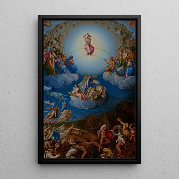 Het Laatste Oordeel - Roviale Spagnolo — ingelijst kunstwerk aan de muur