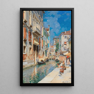 Rubens Santoro - A Venetian canal (Case Conflict).webp
