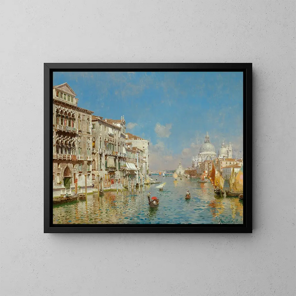 Le Grand Canal, Venice - Rubens Santoro — framed artwork on a wall