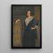 Portret van een staande vrouw - Rudolf Bacher — ingelijst kunstwerk aan de muur